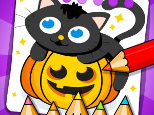 Seasonal Canvas Coloring Activity