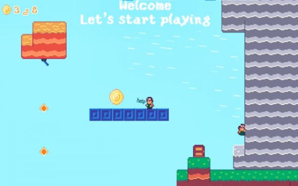 2D Platformer Coin Collector Online Game
