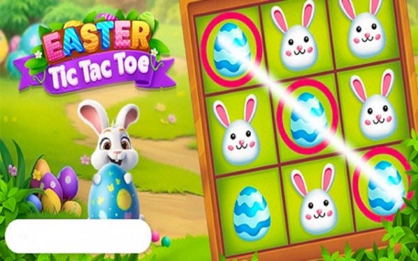 Easter Tic Tac Toe Online Puzzle Game
