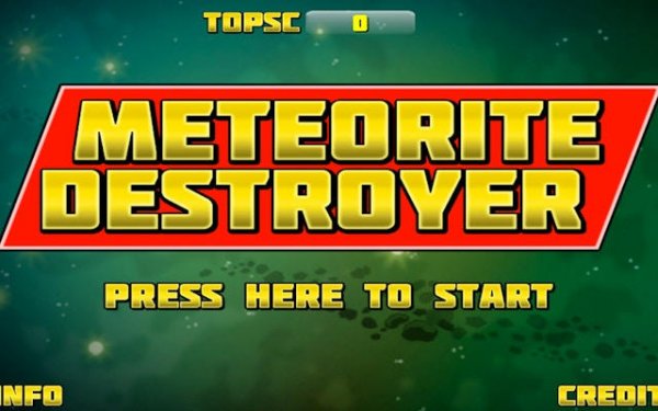Meteorite Destroyer: Space Precision Fighter Online Game
