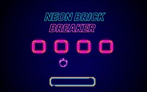 Neon Brick Breaker Arcade Online Game