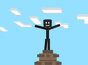 Stickman in the World of Crafting Online Game