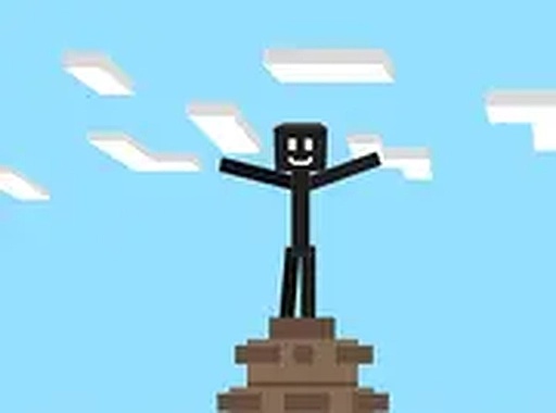 Stickman in the World of Crafting Online Game
