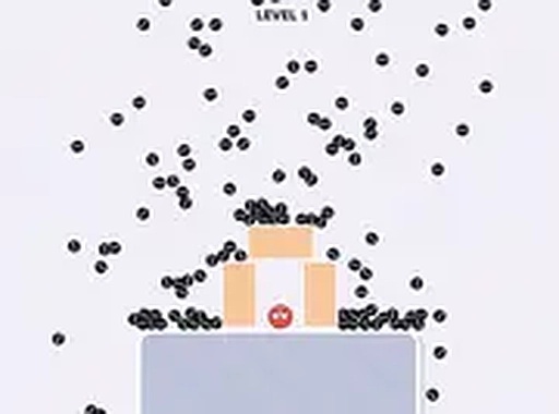 Red Hide Ball Puzzle Game