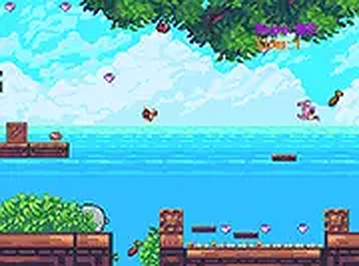 Platform Rabbit Adventure Game
