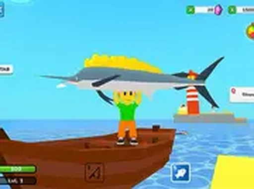 Obby Fishing: Catch the Megalodon Online Game