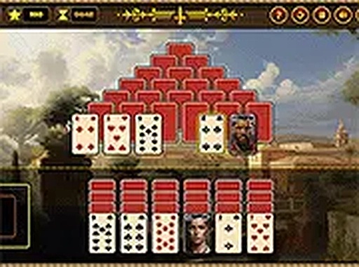 Pyramid Solitaire: Ancient Rome Online Game