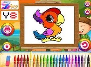Kids Colorful Animal Art Studio